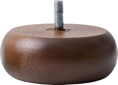 IPEA 4 x runde Füße für Möbel und Sofas – Set mit 4 Zwiebelfüßen aus