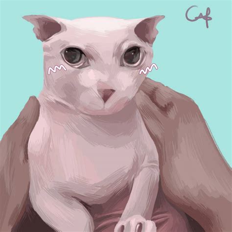 attempted painting of Bingus by CatMakesArt on DeviantArt