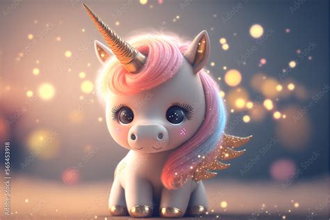 cute baby rainbow unicorns