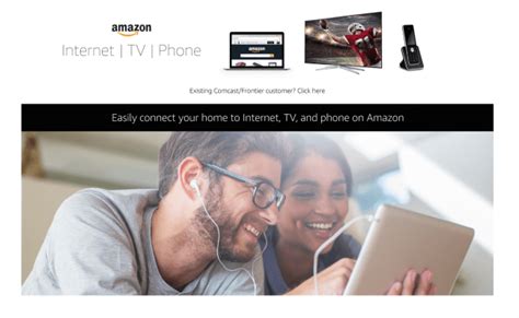amazon begins reselling frontiers internet service   site