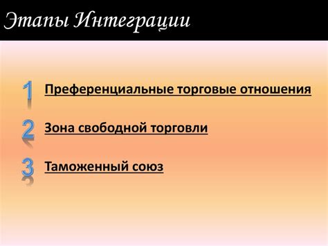 Интеграция. Факторы интеграции - презентация онлайн