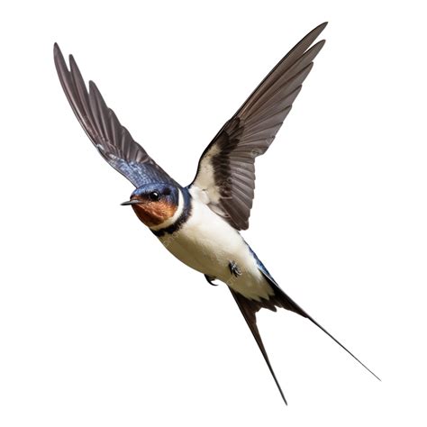 A Barn Swallow In Mid Flight, Barn Swallow, Swallow, Mid Flight PNG