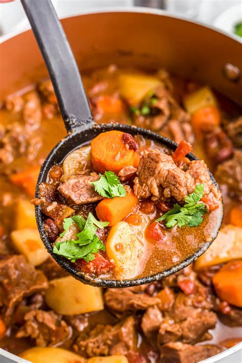 Mexican Beef Stew {10 Minutes Prep!} | Lil' Luna