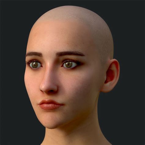 artstation realistic face  model