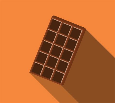 chocolate bar illustration vector with background. chocolate bar icon ...