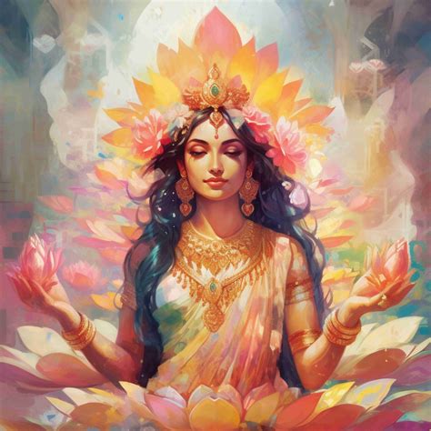 indian hindu goddess lakshmi goddess  wealth prosperity etsy