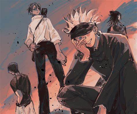 Jujutsu Kaisen, Anime, Satoru Gojo, Suguru Geto, Toji Fushiguro HD