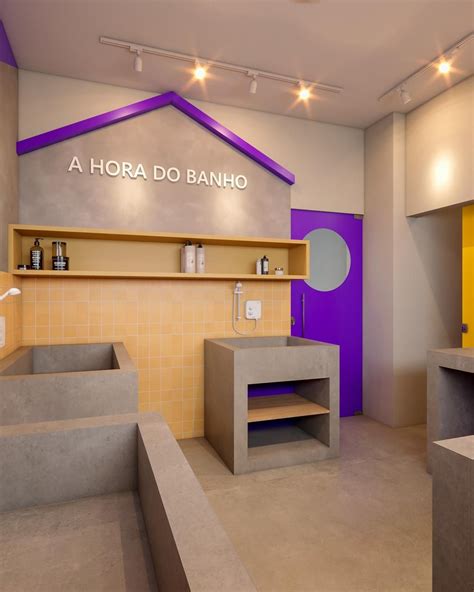Sala De Banho E Tosa Pequena - PROJETO PET - Banho e Tosa em 2025 | Casas de banho retro, Escritórios ...