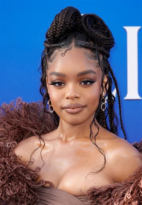 Marsai Martin's "The Little Mermaid" Premiere Hairstyle Is Giving ...