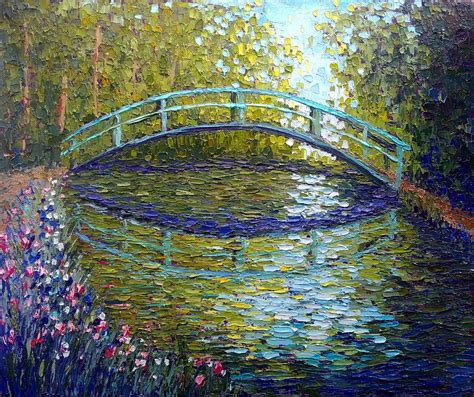 Japanese bridge Claude Monet Garden Monet oil painting | Etsy