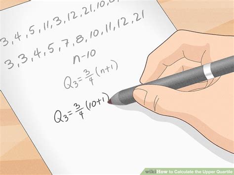 how to calculate upper quartile