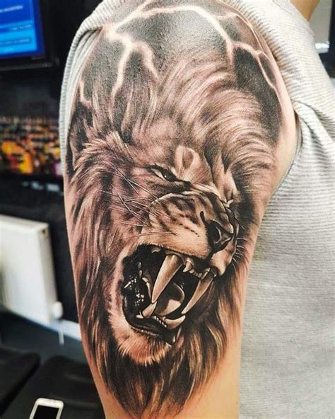 14 angry lion tattoo designs ideas – Artofit