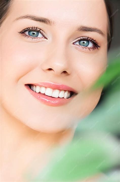 Premium Photo | Natural beauty perfect white teeth and healthy smile