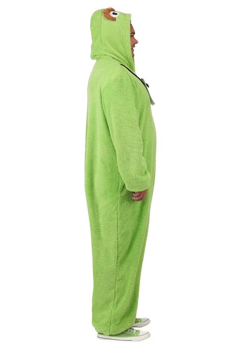 Adult Plus Size Oscar the Grouch Costume Onesie | Sesame Street Costumes