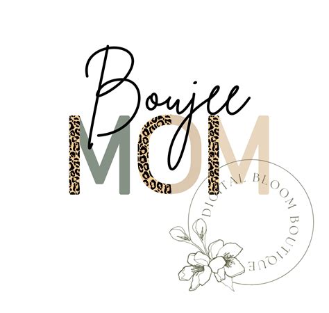 Boujee Mom PNG Preppy Sublimation Shirt Minimalist Mom - Etsy Canada