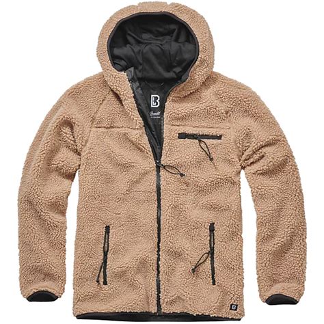 brandit teddyfleece worker jacket camel size xxxxxx large