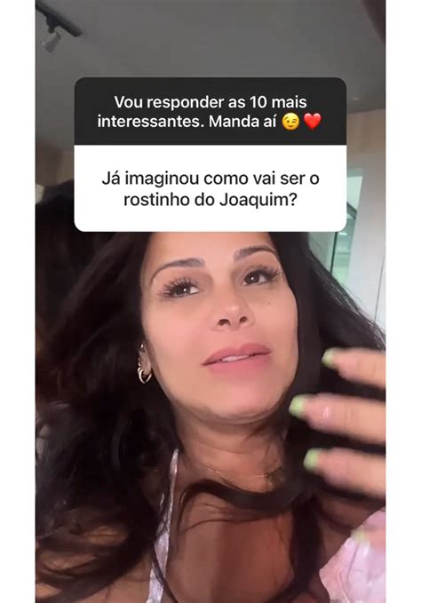 Foto: Viviane Araújo respondeu um seguidor: "Claro que eu fico