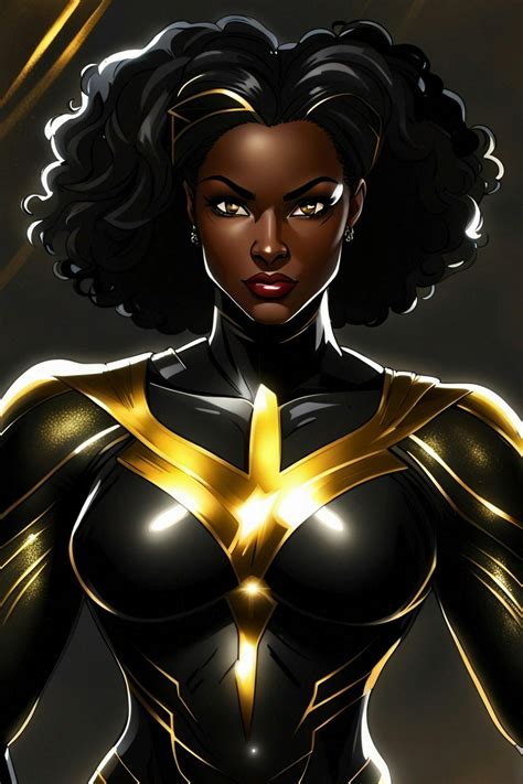 Ebony Superheroine Porn