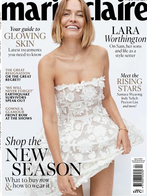Lara Worthington shares secret wedding dress photo in Marie Claire