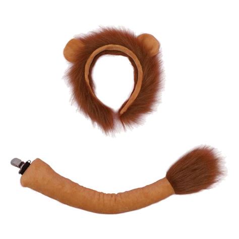 promo lion tail ears set headwear costume set animal ears  children