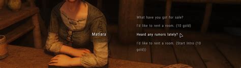 simple dialogue interface replacer  untarnished ui  skyrim special