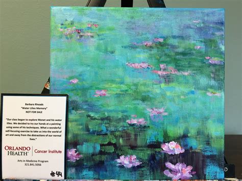 Water Lilies Memory by Barbara Rhodes - Downtown Arts District