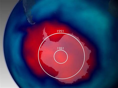 Antarctic ozone hole now as big as North America - CBS News