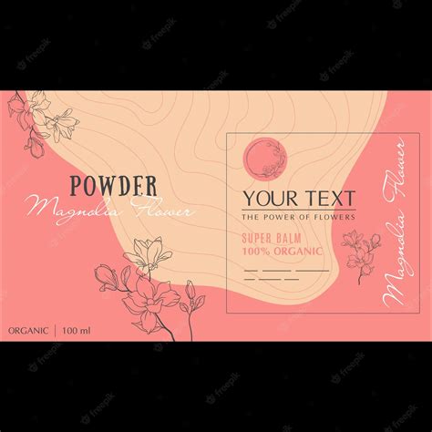 premium vector product packaging label editable template