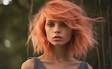 Peach Hair Color + [image gallery] - ColorHairColor.com