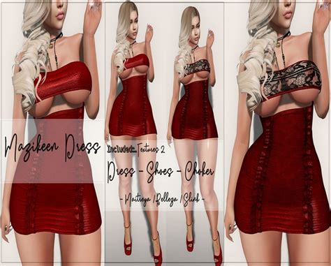 Second Life Marketplace - :: Believe ::Mazikeen Dress ::..ADD-ME