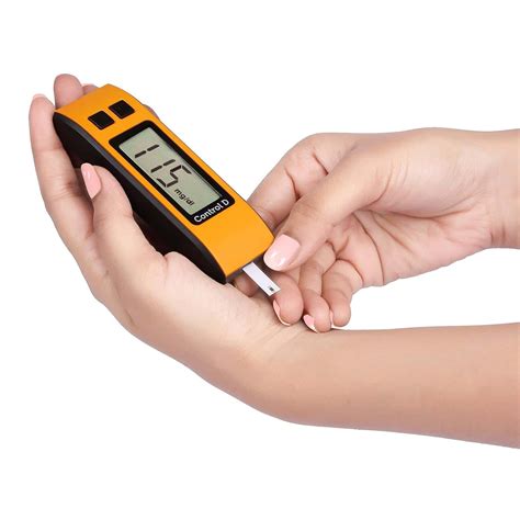buy control  orange digital glucose blood sugar testing monitor