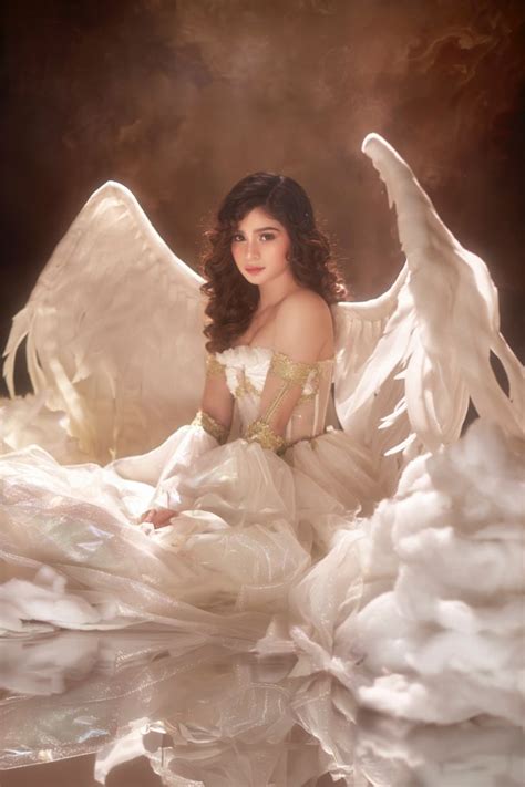 dreamy angel  girl  wings victoria secret photoshoot angel