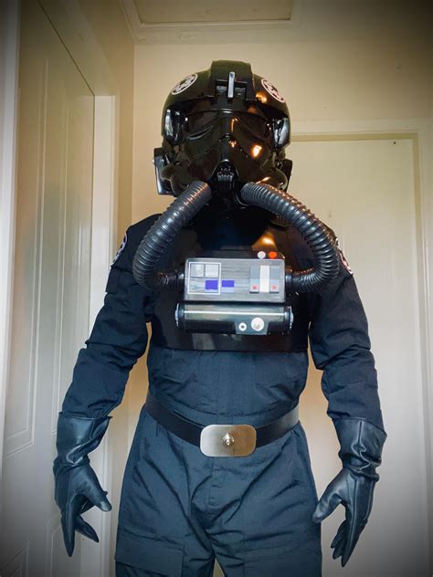 Finished my Tie Pilot costume today : r/StarWars