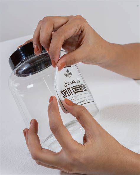 Round Plastic Jar - 1 Litre – Mytype.store