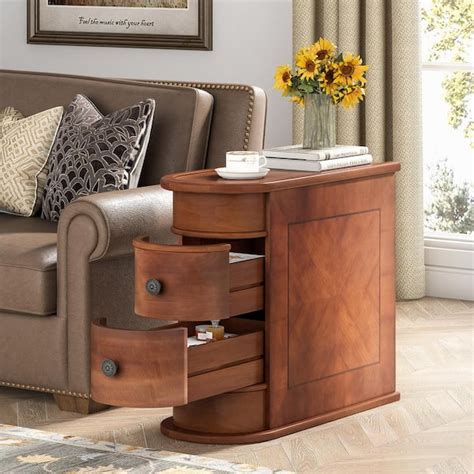 Living Room Side Table With Drawers | Cabinets Matttroy