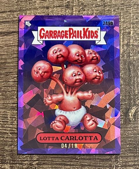 2023 Topps Garbage Pail Kids Sapphire Purple Refractor /10 Lotta