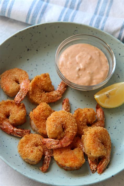 Air Fryer Breaded Shrimp - Cooked by Julie