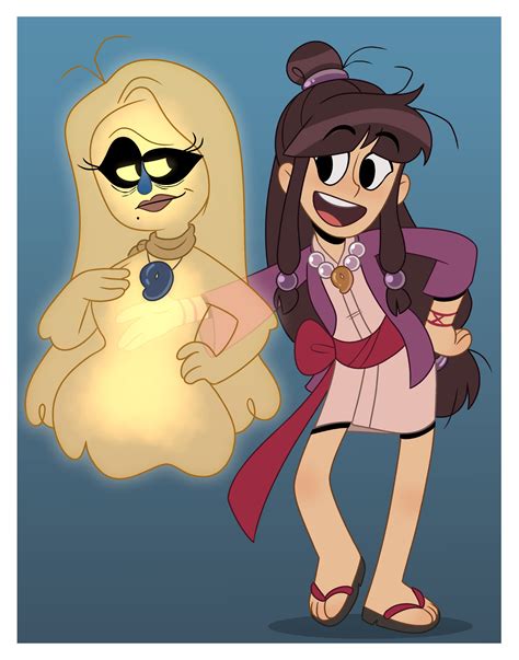 maya fey and mia fey (ace attorney and 1 more) drawn by paula_peroff