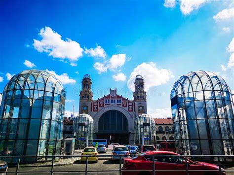 Prague Main Railway Station Building Editorial Photography - Image of ...