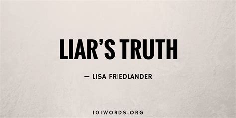 liars truth  words
