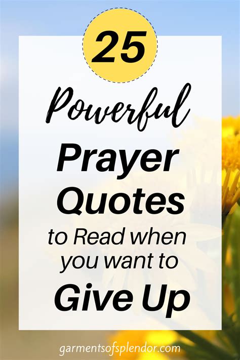 25 Inspirational Prayer Quotes to Read when you Need Strength