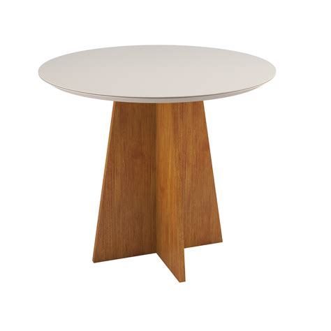 Mesa Vitra 90 Mel/Off White – MADESALA – Privilége Home & Decor – Rio