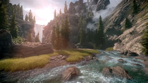 Here's what Skyrim looks like with up to 100 graphics mods at a time ...