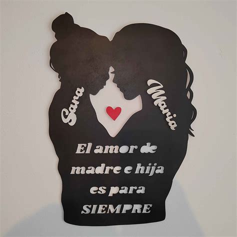 Silueta madre e hija - Arte Molón