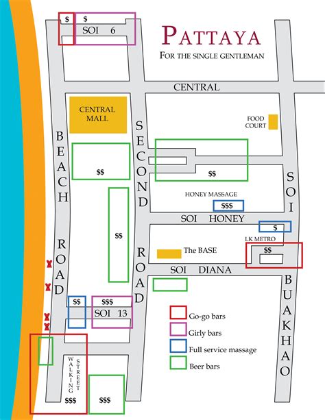 Pattaya map | SEX EXCURSIONIST
