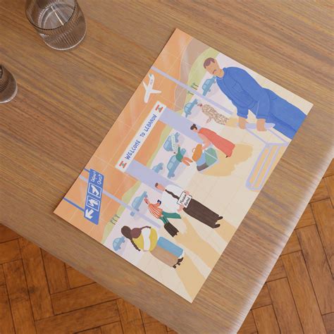 Warm welcome at Rafic Hariri airport #1 Art Print | Alizée Castel