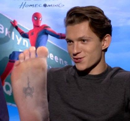 SpiderFoot! | Spiderman tattoo, Tom holland spiderman, Tom holland