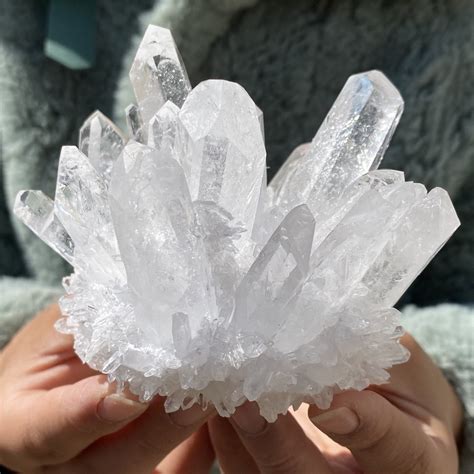 Crystal Cluster300-500g Clear Quartz Cluster Crystalquartz - Etsy Canada 