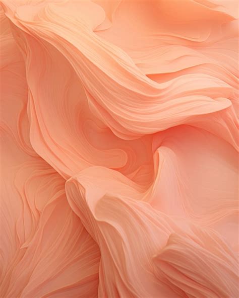 Premium Photo | Abstract background of peach color fabric texture