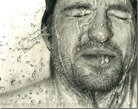 oltre il muro arte  fotografia realistic pencil drawings dirk